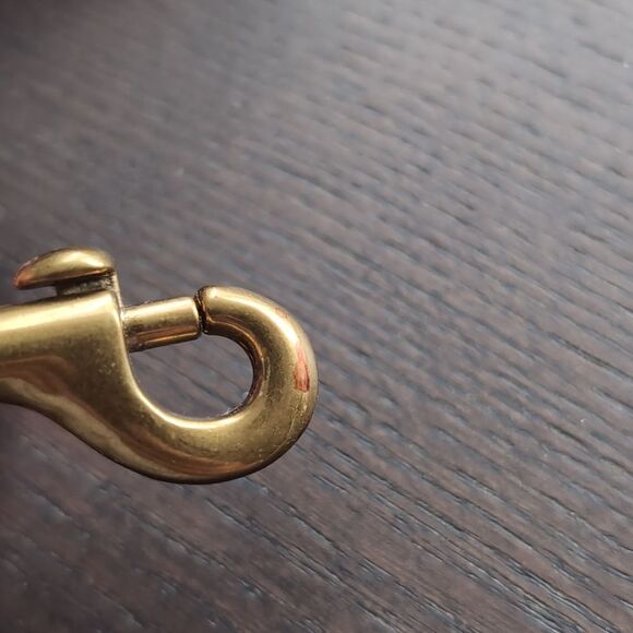 Jcrew chevron Detachable bag strap canvas with 💯 leather - Picture 6 of 6